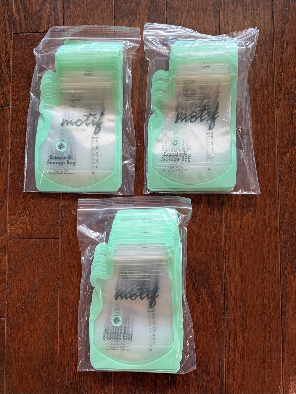 Breastmilk Storage Bags - Motif (3 Packs unopened)